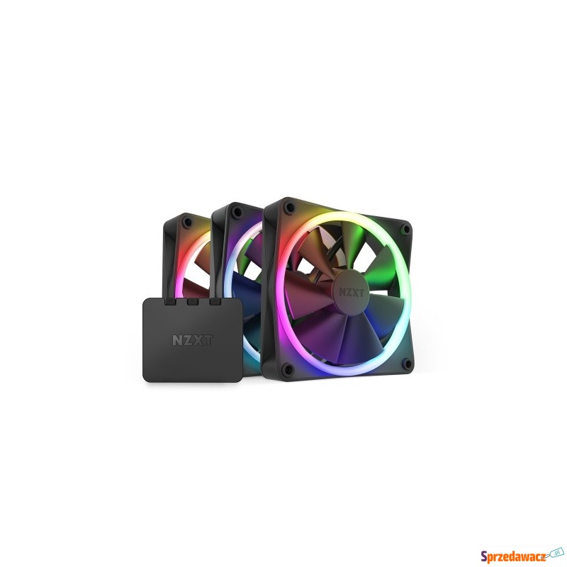 NZXT ZESTAW 3 WENTYLATORÓW F120RGB + KONTROLER... - Chłodzenie (Wiatraki,... - Katowice