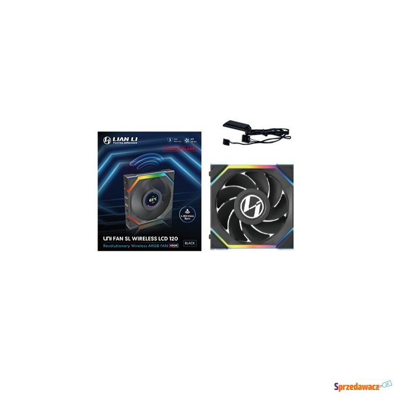 Lian Li UNI FAN SL Wireless LCD 120 Reverse Blade... - Chłodzenie (Wiatraki,... - Włocławek