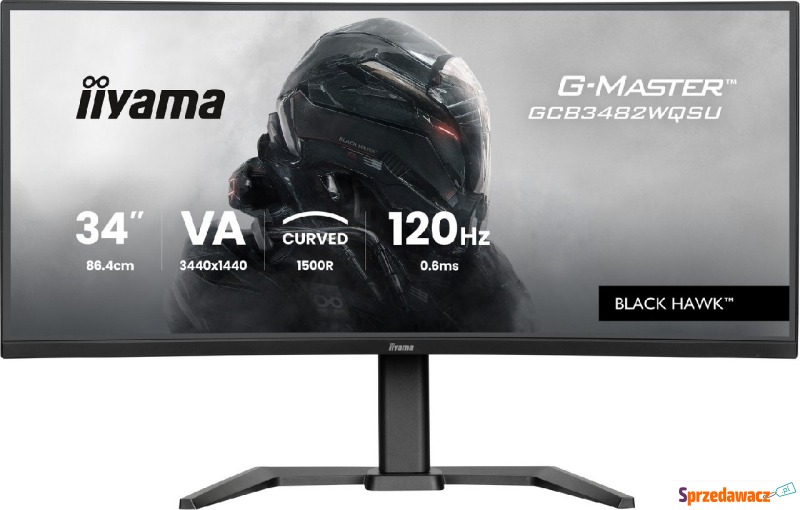 iiyama G-Master GCB3482WQSU-B1 Black Hawk - 120Hz... - Monitory LCD i LED - Grudziądz