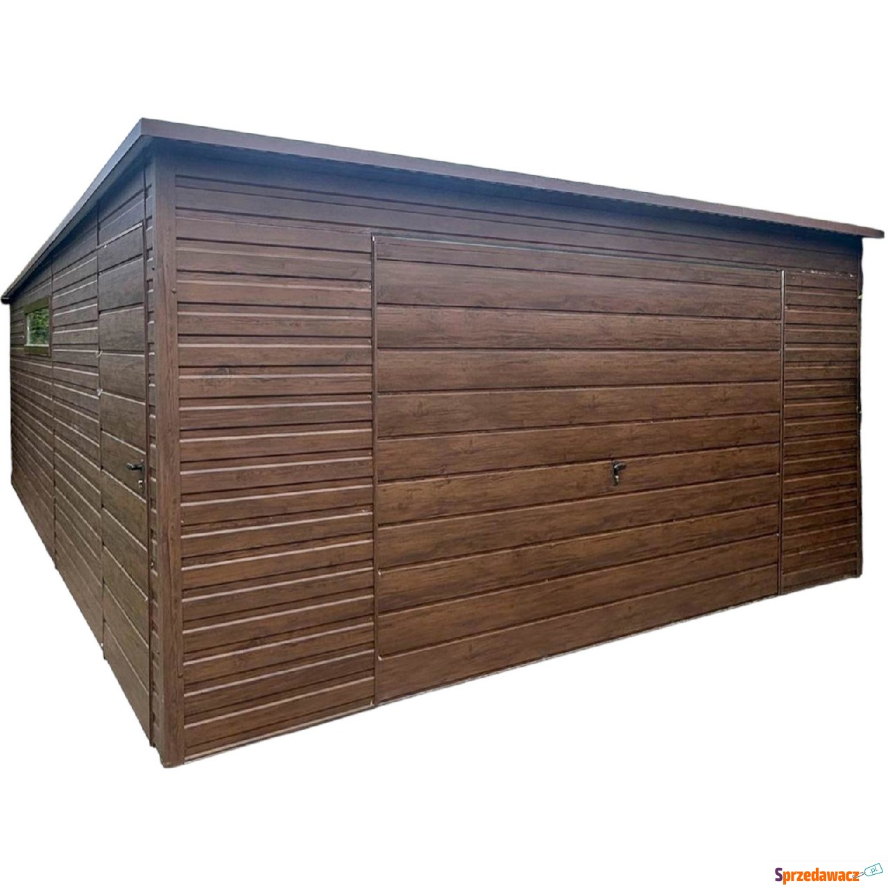 Garaż blaszany 5x6m brama uchylna...