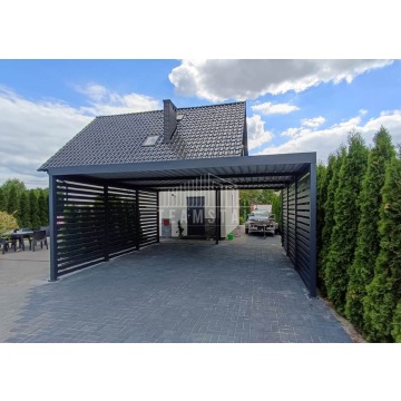 CarPort PREMIUM - wiata samochodowa 6x6 - antracyt... - Garaże i wiaty - Koszalin - zdjęcie 4