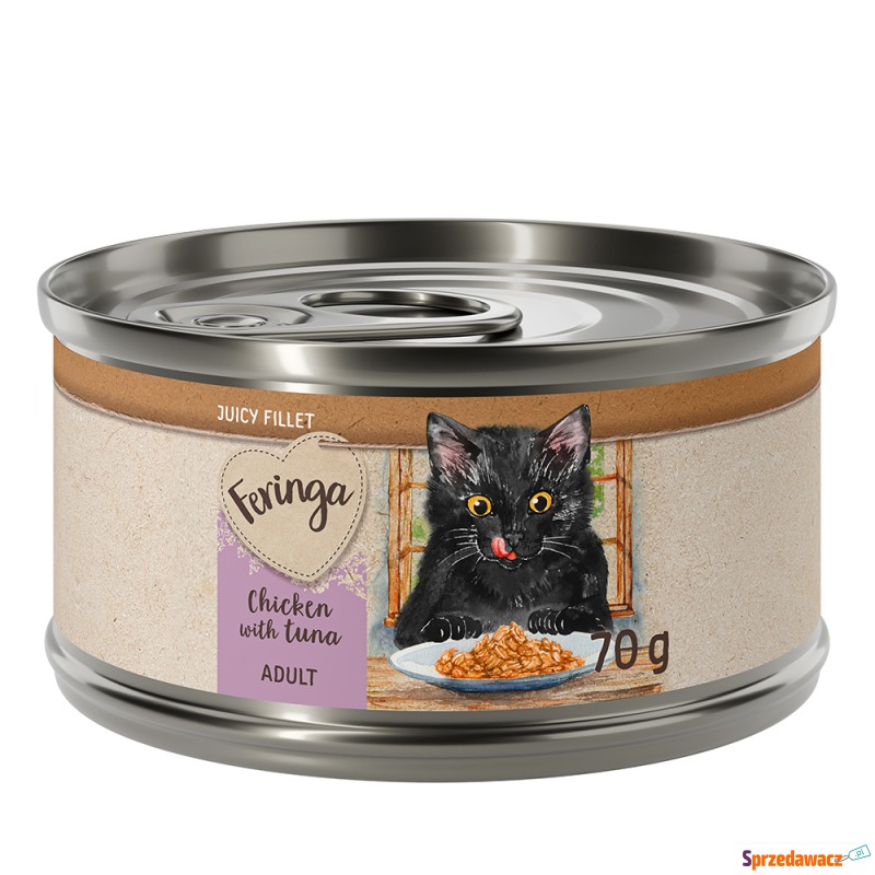 Feringa Juicy Fillet, 12 x 70 g  - Kurczak z... - Karmy dla kotów - Bytom