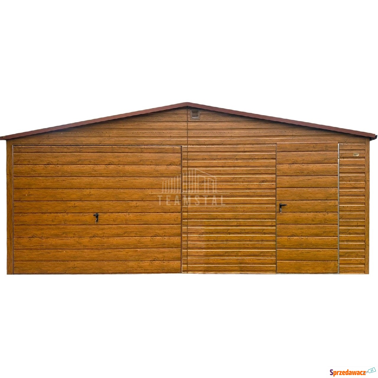 Garaż blaszany 6,2x6m brama uc...