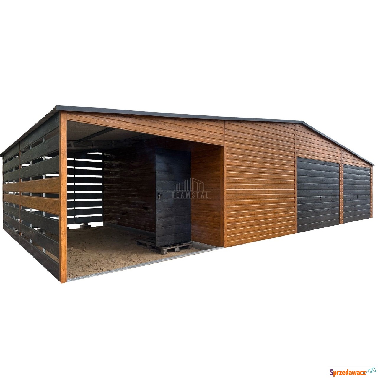 Garaż blaszany 10,5x6m wiata 4,5m...