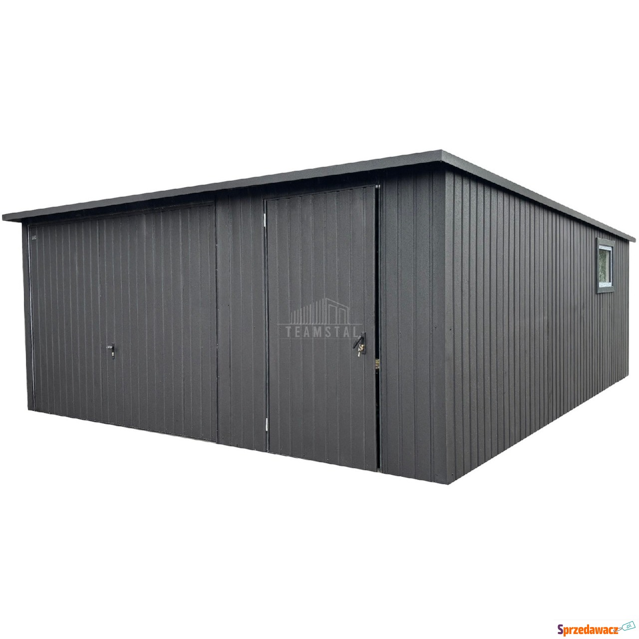 Garaż blaszany 5x6m brama uchylna...