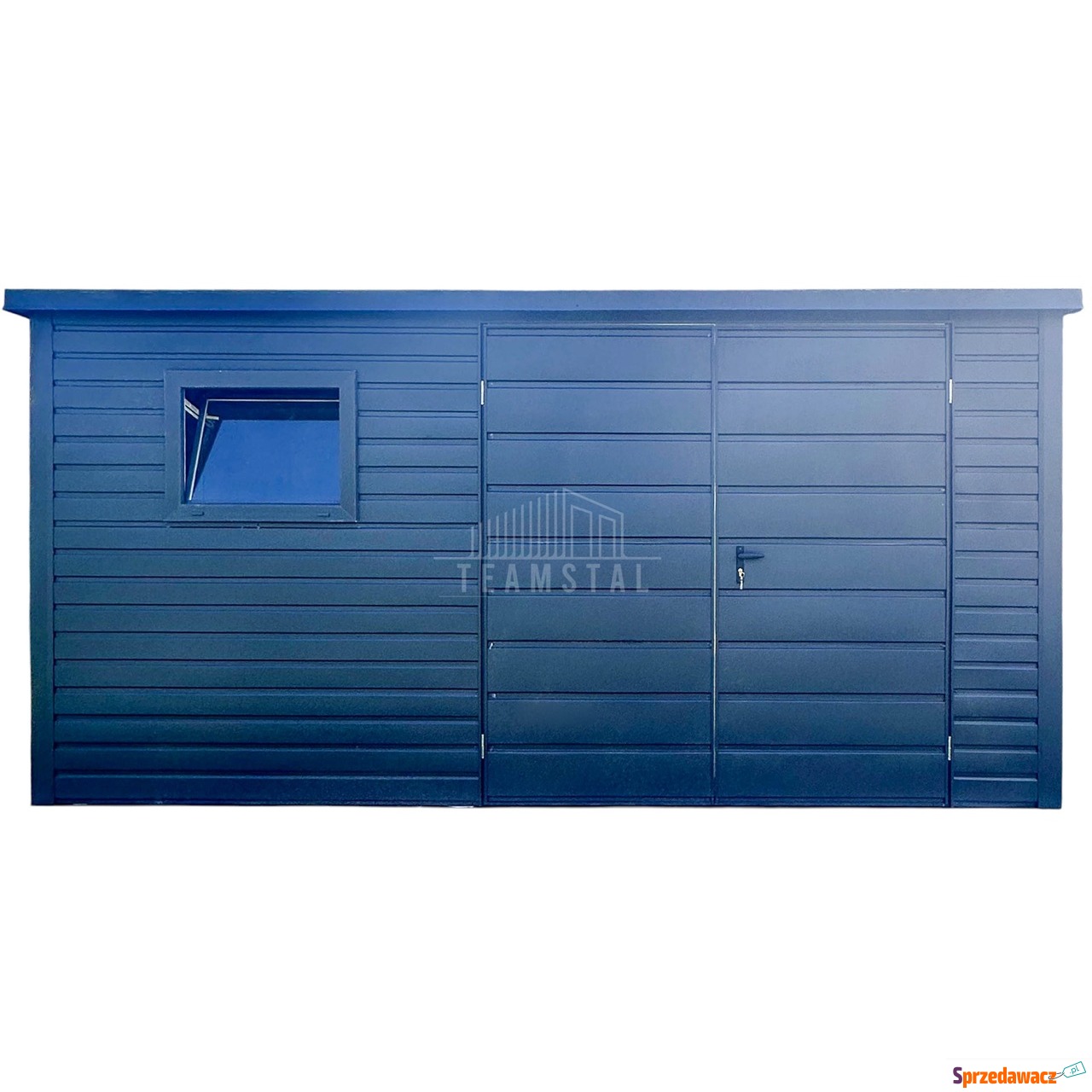 Schowek domek ogrodowy 4,5x2m brama...