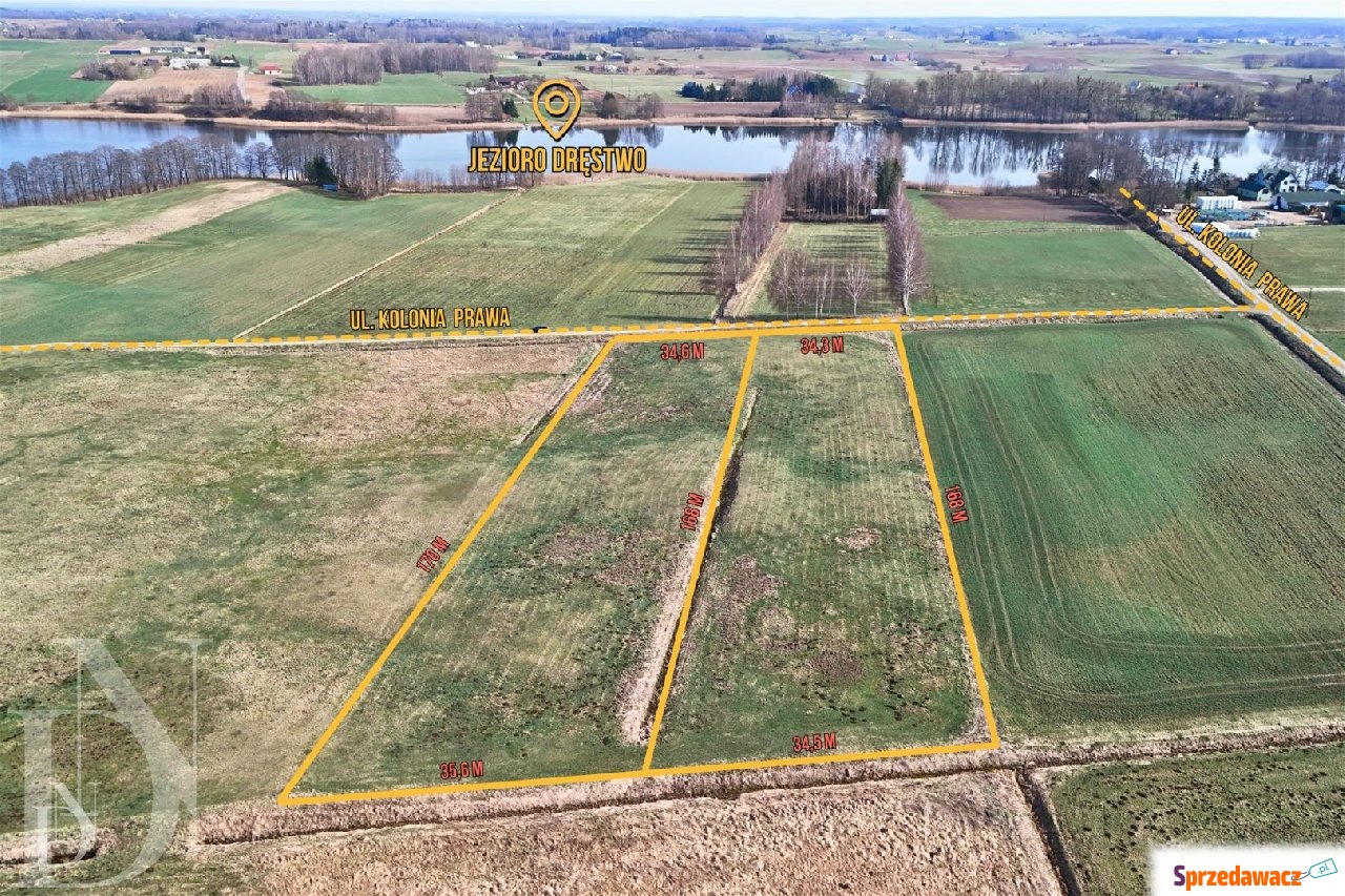 Działki 11095 m² koło Jeziora...