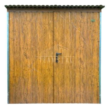 Schowek domek ogrodowy 1,8x2,5 drzwi drewnopodobny dach TS1124