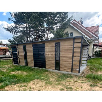 Schowek domek ogrodowy 6x2,5m wiata 0,5m wiata... - Altany, domki, namioty - Oświęcim - zdjęcie 4