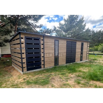 Schowek domek ogrodowy 6x2,5m wiata 0,5m wiata... - Altany, domki, namioty - Oświęcim - zdjęcie 3