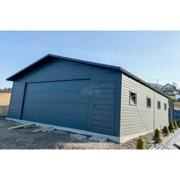 Garaż blaszany 8x8m + wiata 2m brama segmentowa... - Garaże i wiaty - Suwałki - zdjęcie 3