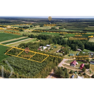 Działka Grabowiec sprzedam, pow. 2148 m2  (21.5a), uzbrojona - zdjęcie 1
