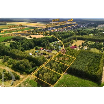 Działka Grabowiec sprzedam, pow. 2148 m2  (21.5a), uzbrojona - zdjęcie 2