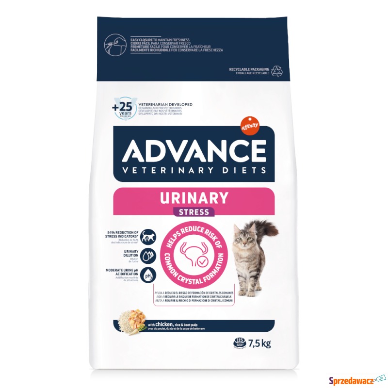 Advance Veterinary Diets Urinary Stress - 2 x... - Karmy dla kotów - Lublin