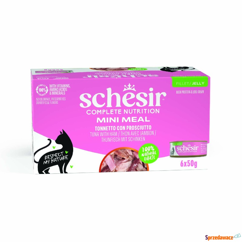 Schesir Complete Nutrition, filet w galarecie,... - Karmy dla kotów - Lębork