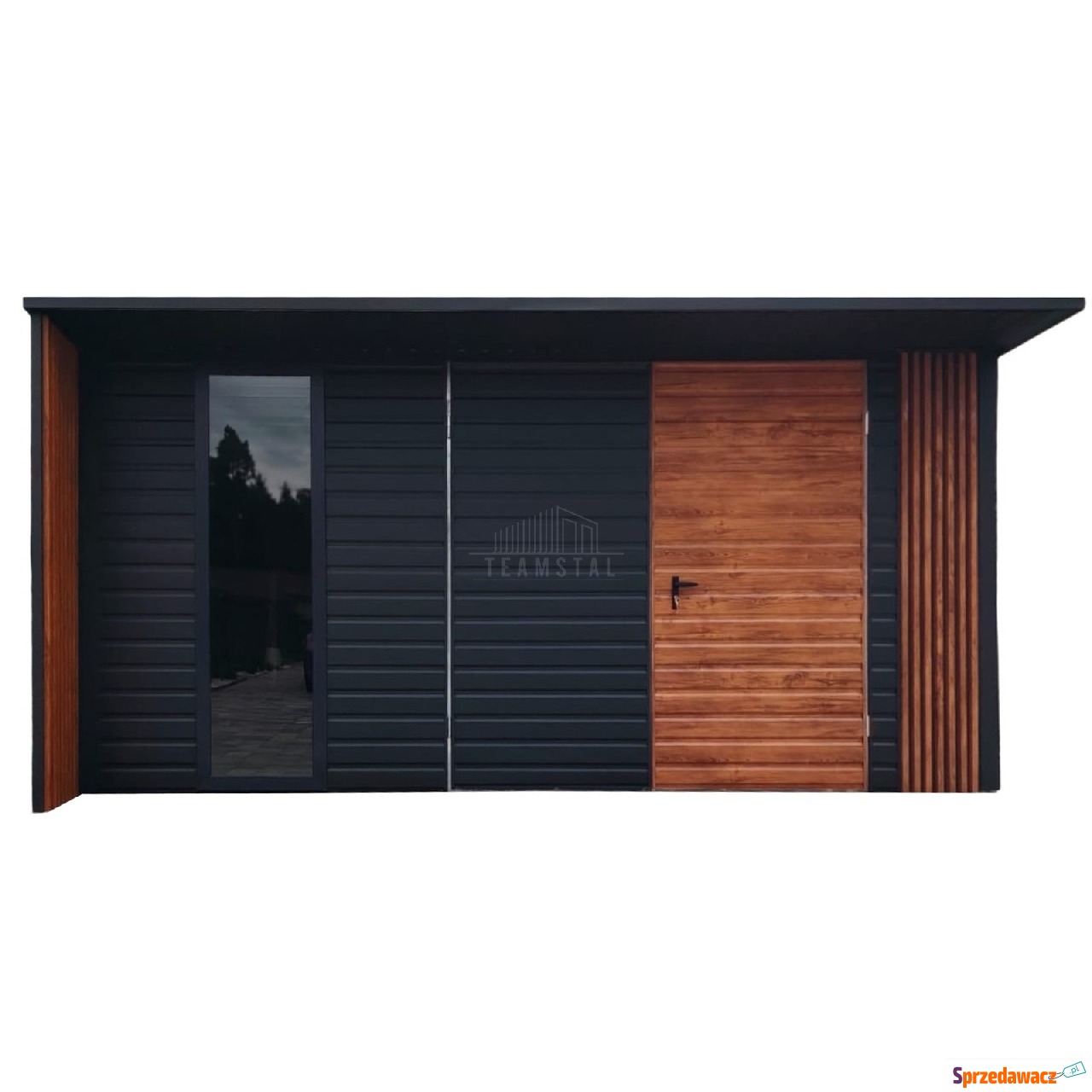 Schowek domek ogrodowy 5x4m - drzwi...