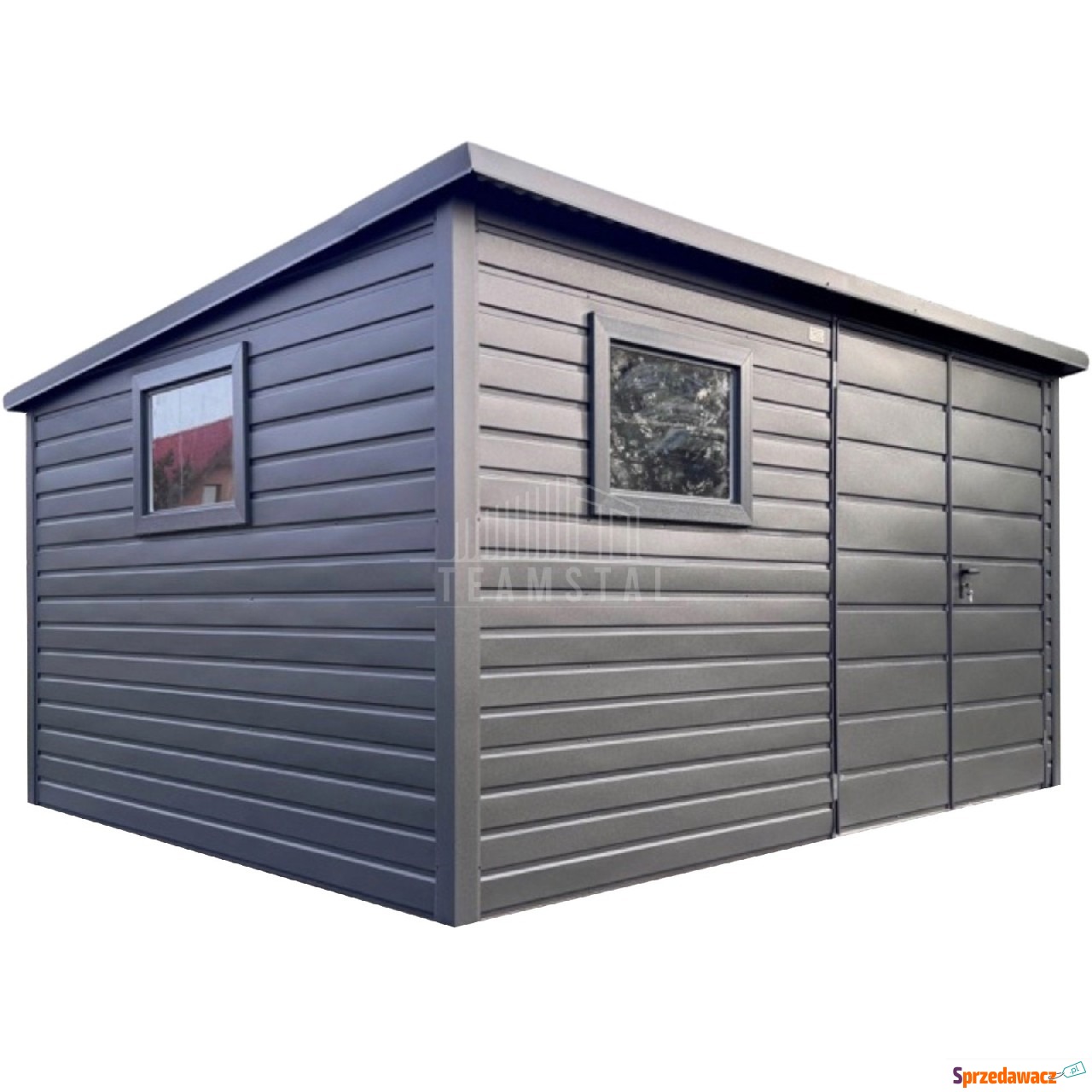 Schowek domek ogrodowy 4x3 m brama...