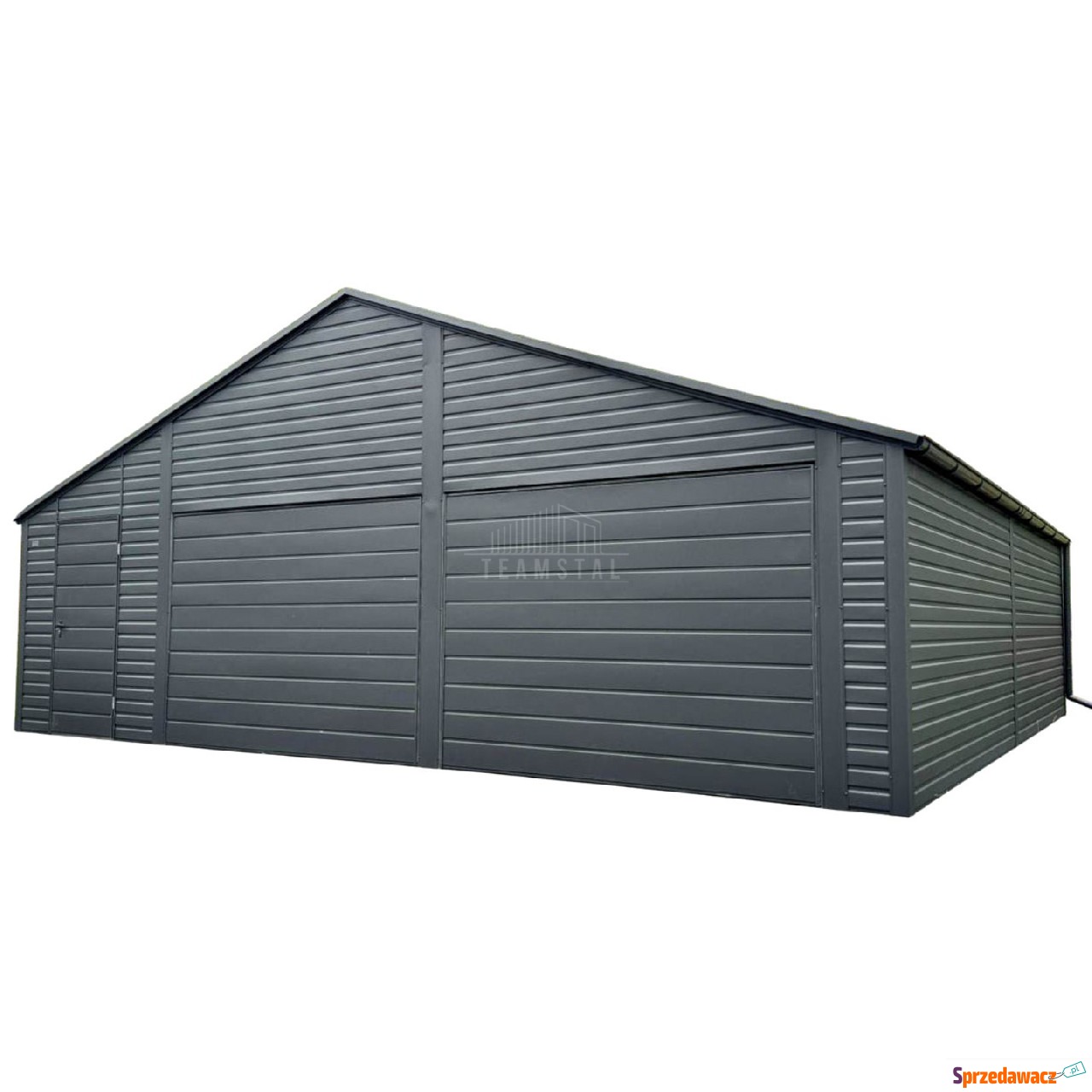 Garaż blaszany 8x6m 2 x brama...