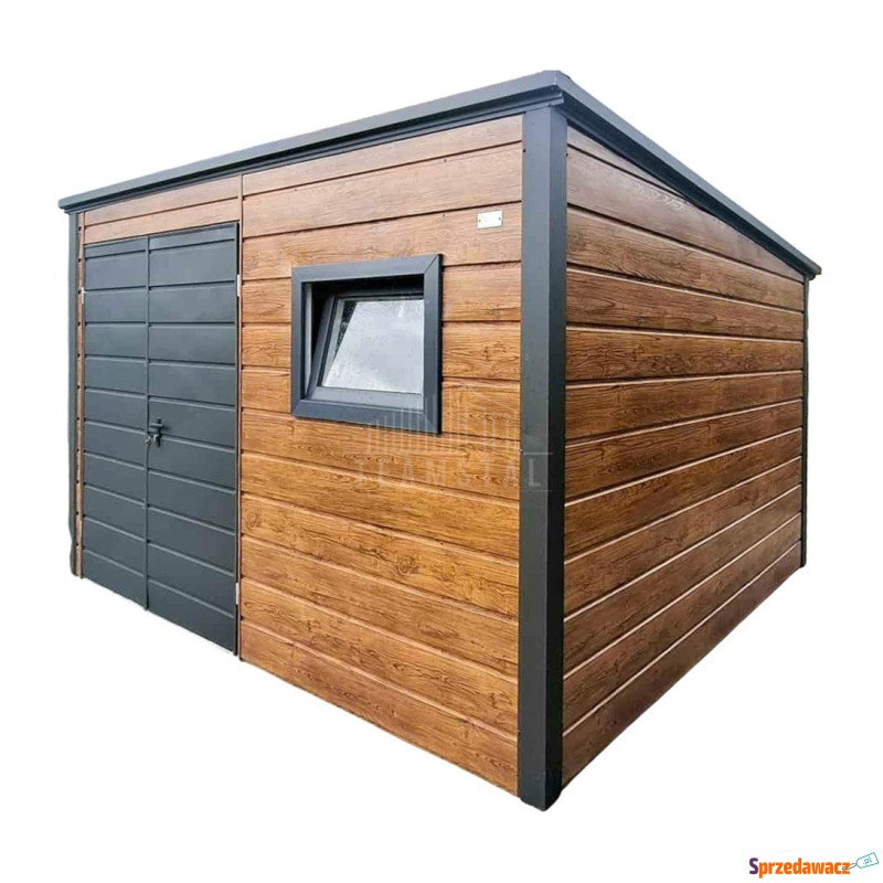 Schowek - domek ogrodowy 3x3m brama...
