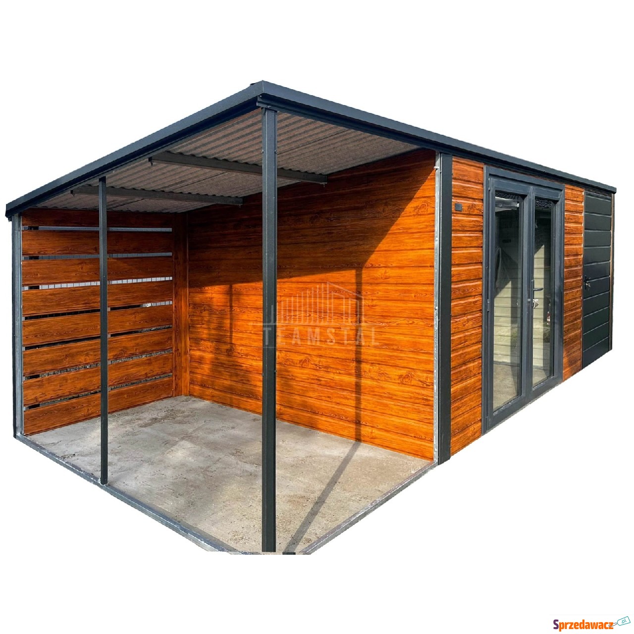 Schowek domek ogrodowy 4x3m wiata...
