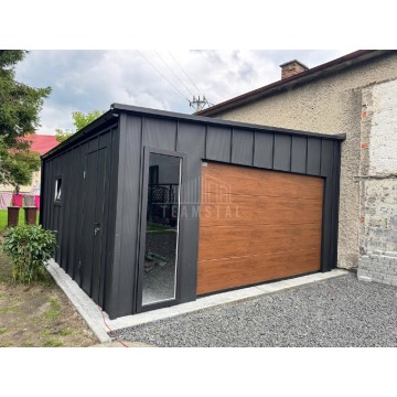 Garaż Blaszany 5x5,5 m brama 2x okno drzwi blacha... - Garaże i wiaty - Cieszyn - zdjęcie 3
