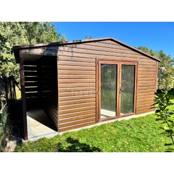 Schowek domek ogrodowy 5,5x4m - wiata 0,5m drzwi... - Altany, domki, namioty - Bydgoszcz - zdjęcie 3