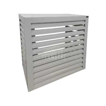 Osłona klimatyzatora - pompy ciepła 120x40x140 cm biały TS1220