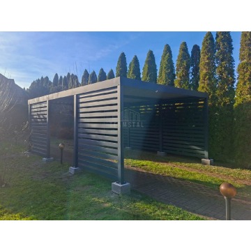 CarPort PREMIUM - wiata samochodowa 5x6 - antracyt... - Garaże i wiaty - Ełk - zdjęcie 4