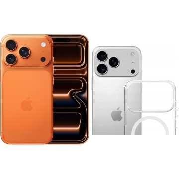 Smartfon Apple iPhone 17 Pro 5G 12/256GB Pomarańczowy (MG8H4) + Etui Armor MagCase