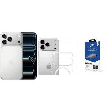 Smartfon Apple iPhone 17 Pro Max 256GB Srebrny (MFYM4) + FlexibleGlass + Etui Armor MagCase