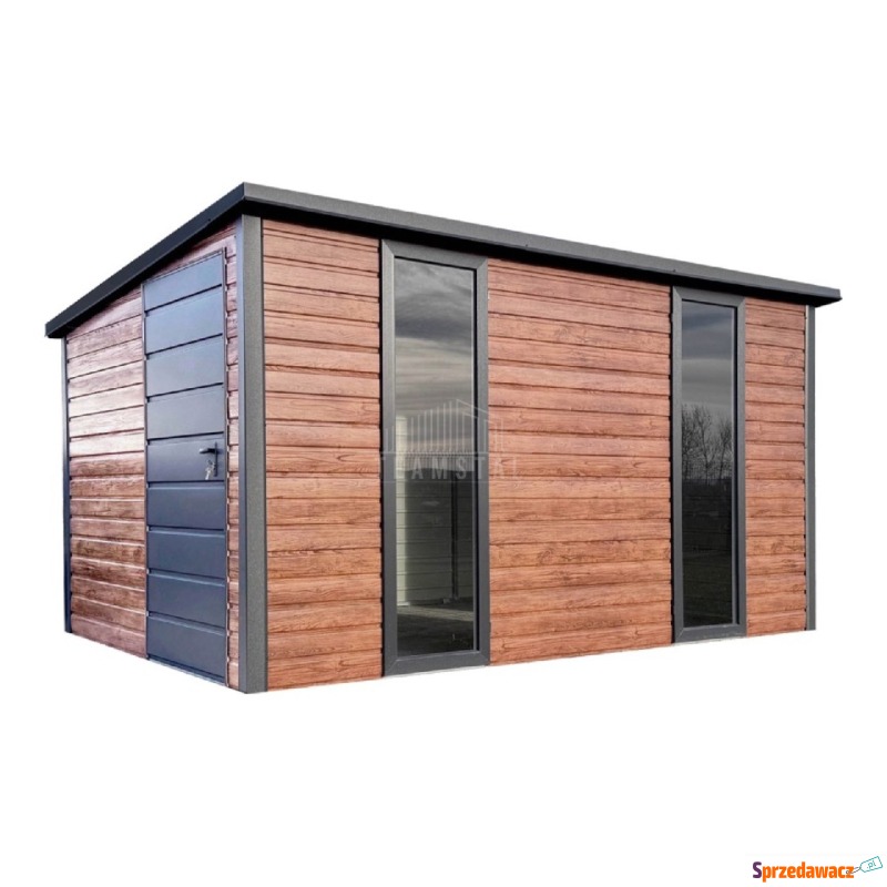 Schowek - domek ogrodowy 3x2 m - drzwi - 2 x okno... - Altany, domki, namioty - Nysa