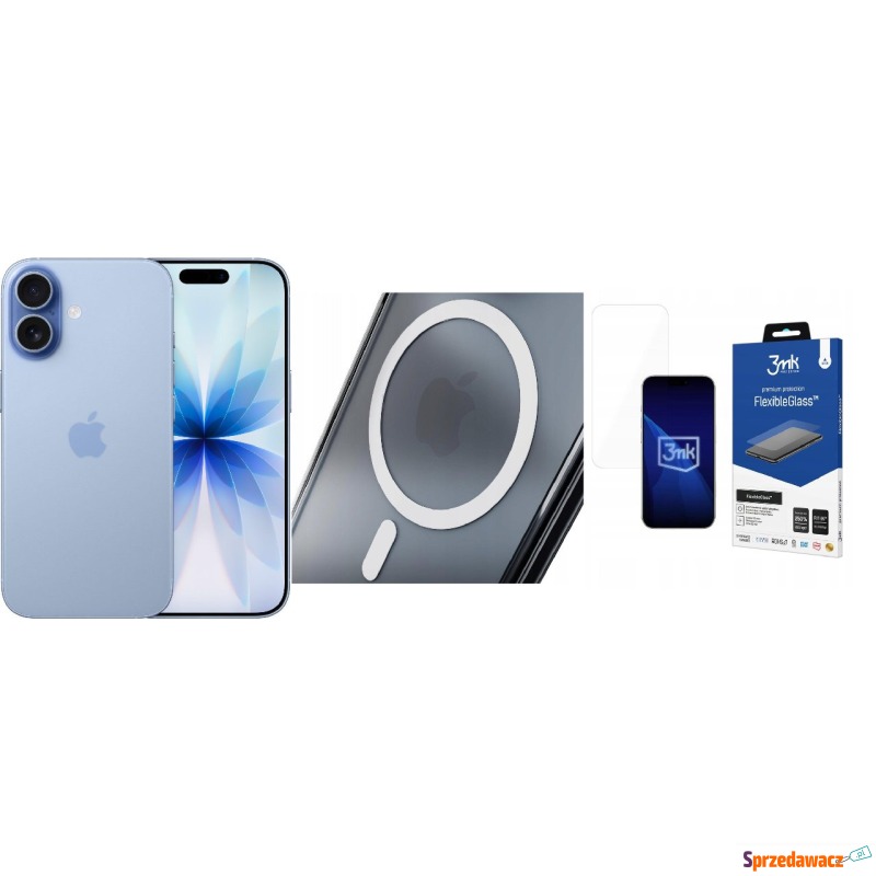 Smartfon Apple iPhone 17 8/256GB Niebieski (M... - Smartfony - Grudziądz