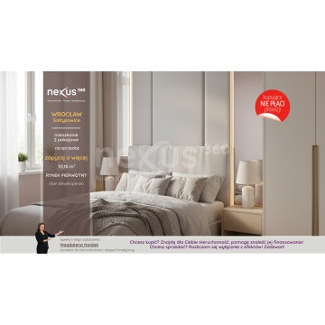 Mieszkanie dwupokojowe Wrocław,   33 m2 - Sprzedam - zdjęcie 1