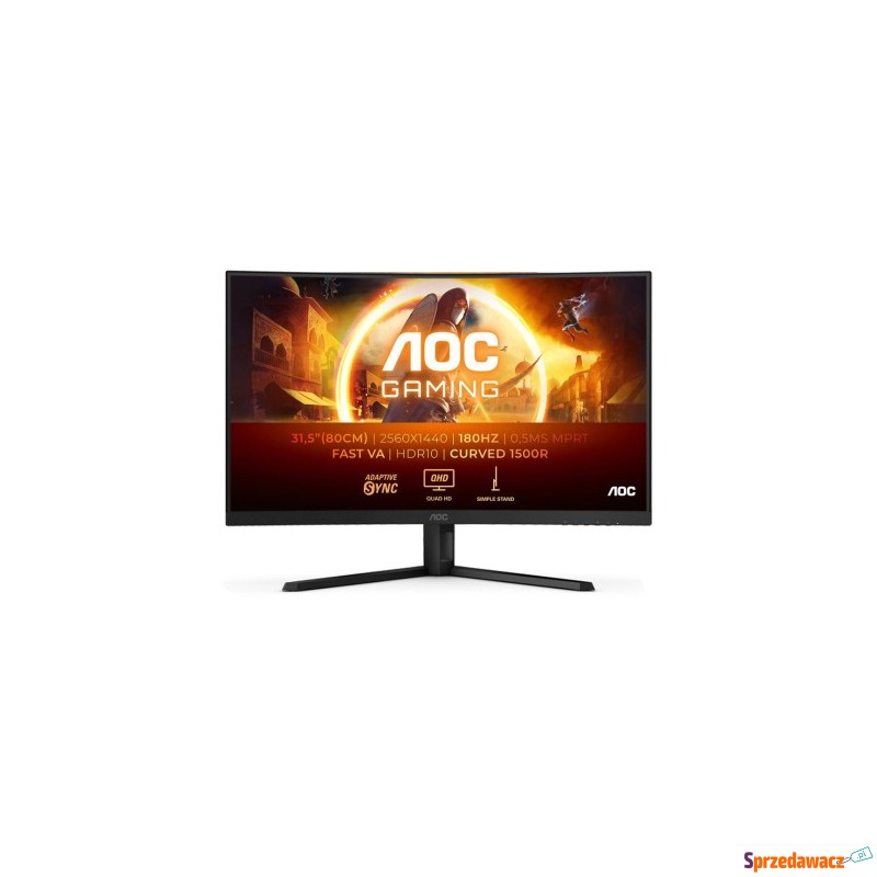 MONITOR AOC LED 31,5" CQ32G4VE 180Hz - Monitory LCD i LED - Świdnik