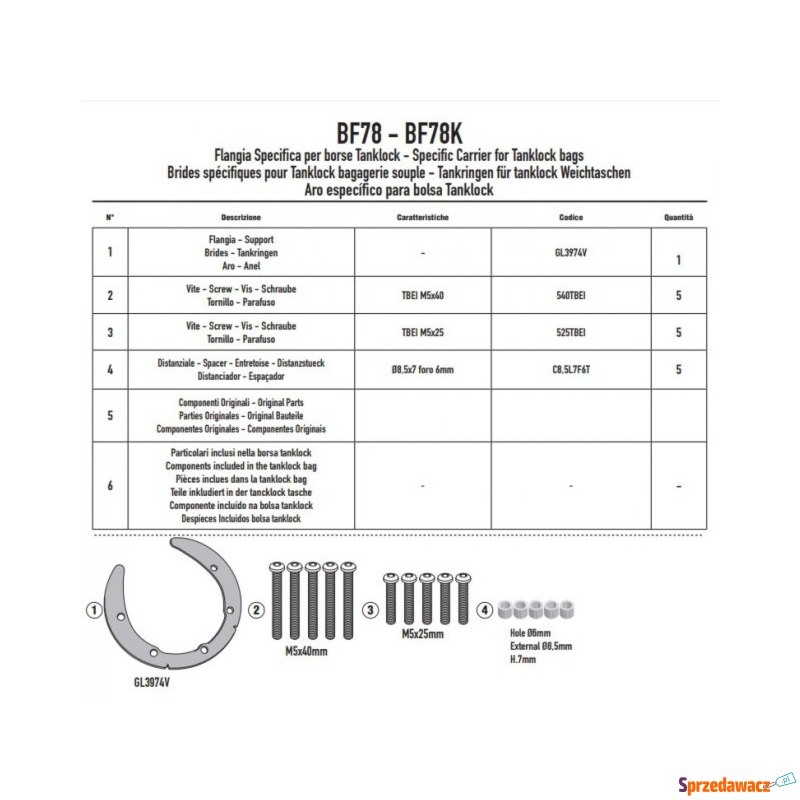 GIVI  MOCOWANIE TANKLOCK KTM DUKE...