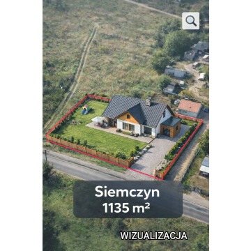 Działka Siemczyn sprzedam, pow. 1134 m2  (11.3a), uzbrojona - zdjęcie 5