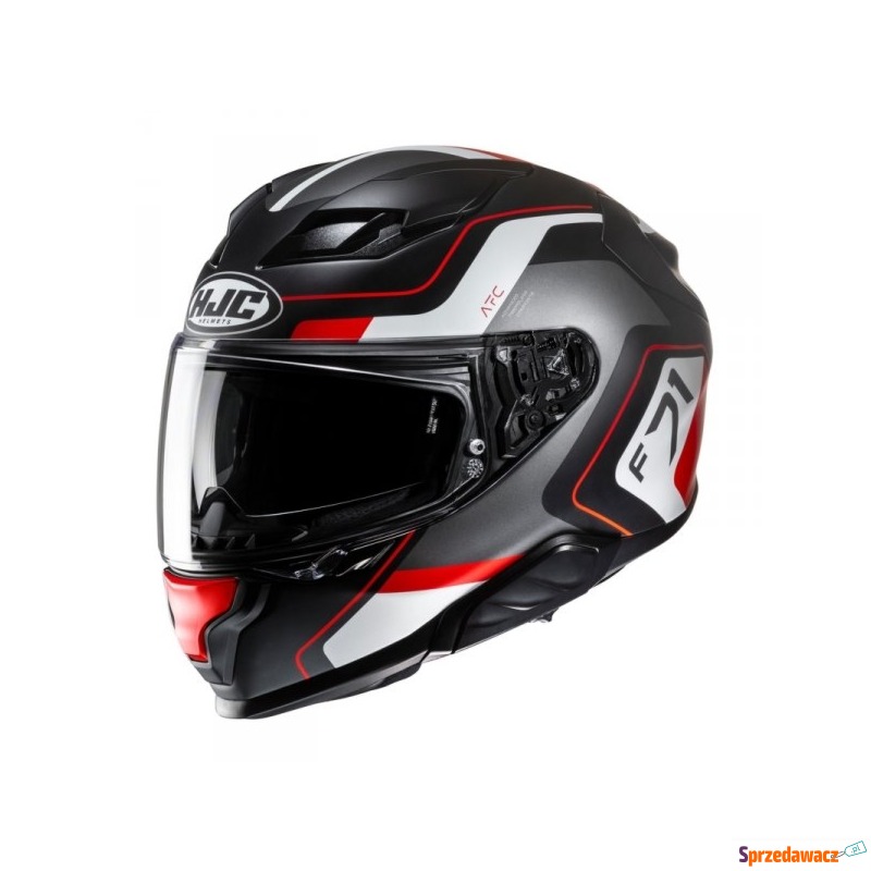 HJC KASK INTEGRALNY F71 ARCAN BLACK/RED - Kaski motocyklowe - Katowice