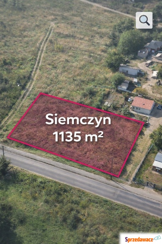 Działka Siemczyn sprzedam, pow. 1134 m2  (11.3a), uzbrojona