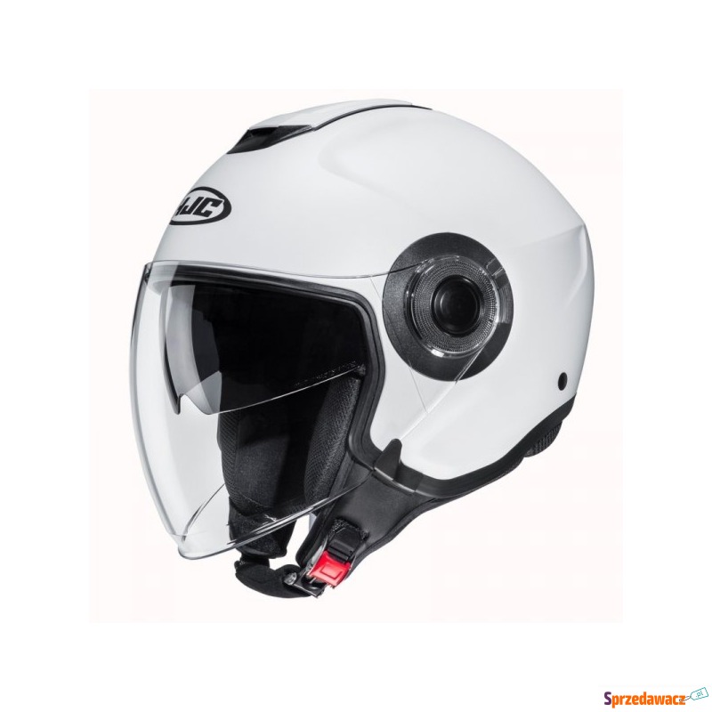 HJC KASK OTWARTY I40N SOLID PEARL WHITE - Kaski motocyklowe - Staszów