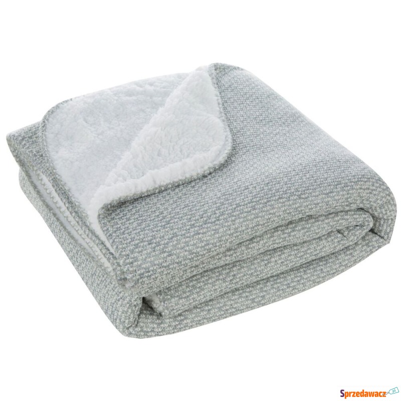 SELSEY Koc Panda 150x200 cm dwustronny biało-... - Koce i narzuty - Kielce