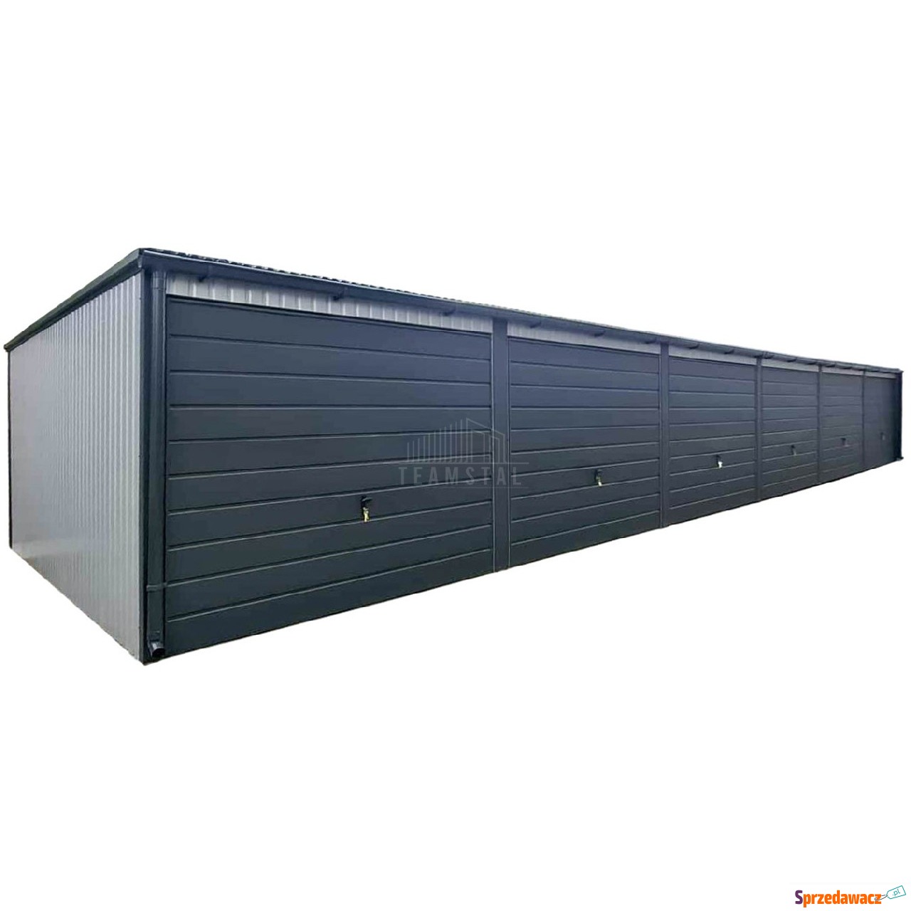 Garaż blaszany 18x5 m brama uc...