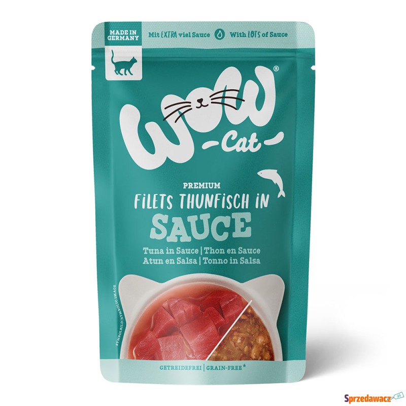 WOW Cat w sosie, 8 x 85 g - Tuńczyk