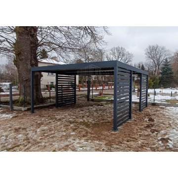 Carport PREMIUM - Wiata samochodowa 5x5 - antracyt... - Garaże i wiaty - Suwałki - zdjęcie 2