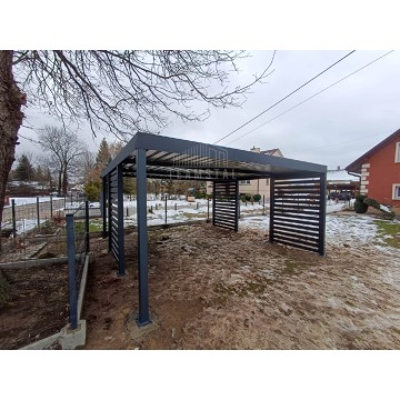 Carport PREMIUM - Wiata samochodowa 5x5 - antracyt... - Garaże i wiaty - Suwałki - zdjęcie 4