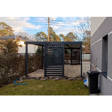 Carport PREMIUM - Wiata samochodowa 7x3 antracyt... - Garaże i wiaty - Łomża - zdjęcie 4