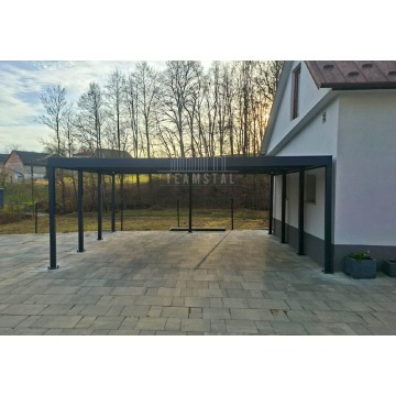 Carport PREMIUM - Wiata samochodowa 7x5m - an... - Garaże i wiaty - Augustów - zdjęcie 3