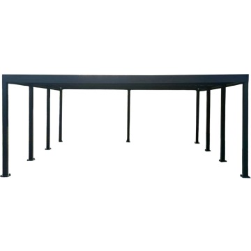 Carport PREMIUM - Wiata samochodowa 7x5m - antracyt TS1230