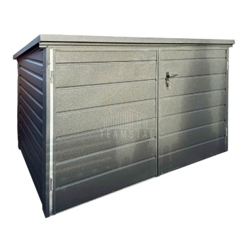 Box rowerowy - schowek Moto-Box 2×1,3m - antracyt TS1235