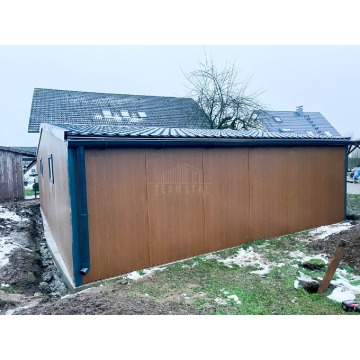 Garaż Ocieplany Płyta  9x6 2x Brama 2x okno d... - Garaże i wiaty - Kościerzyna - zdjęcie 4