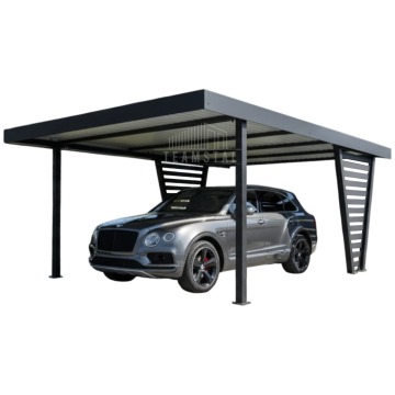 Carport V PREMIUM 4,3x5m Wypełnienie panelami Wiata samochodowa TS1252
